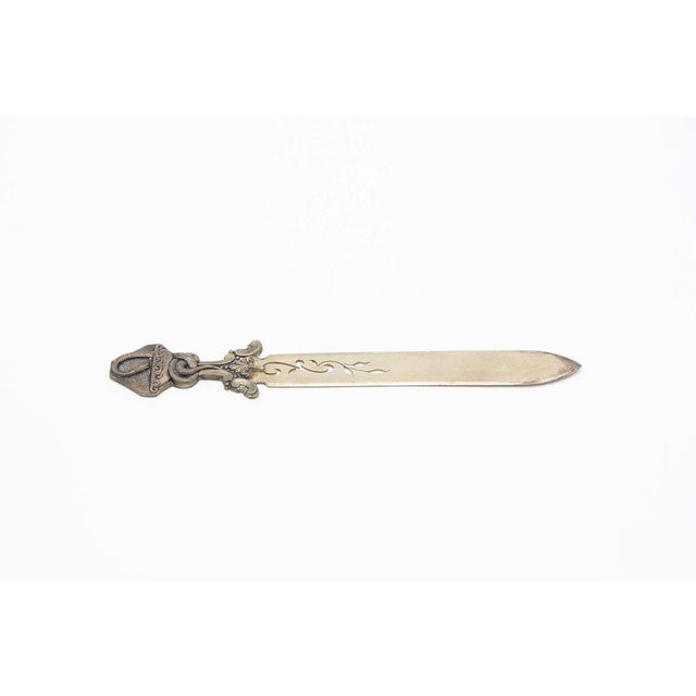 Silver Letter Opener For Sale - Image 3 of 3
