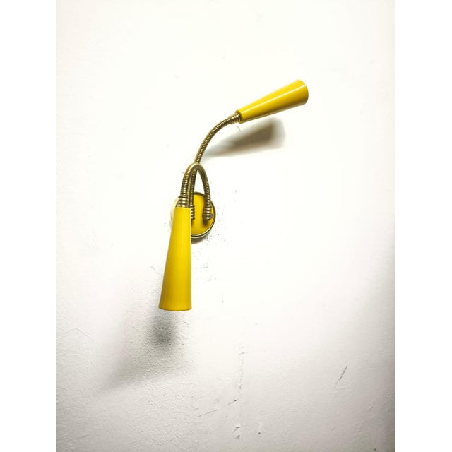 2-Light Sputnik Wall Lamp with Adjustable Arms, 1960s For Sale - Image 6 of 12
