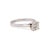 Early 21st Century 14k White Gold Lab Grown Round Diamond Solitaire Engagement Ring 1.05tcw Size 7 For Sale - Image 5 of 7