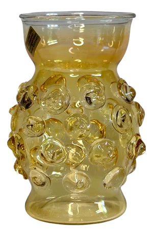Art Cup Traditional Glass Krautstrunk / Cabbage Stalk from Lttig Glassworks, Germany 1950s