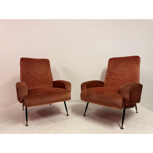 Italian Armchairs, 1960s, Set of 2 For Sale - Image 4 of 17