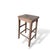 Rustic Oak and Pine Bar Stool For Sale - Image 6 of 8