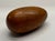 Brown 1970s Mid-Century Modern Oak Egg Sculpture on Wooden Base For Sale - Image 8 of 8