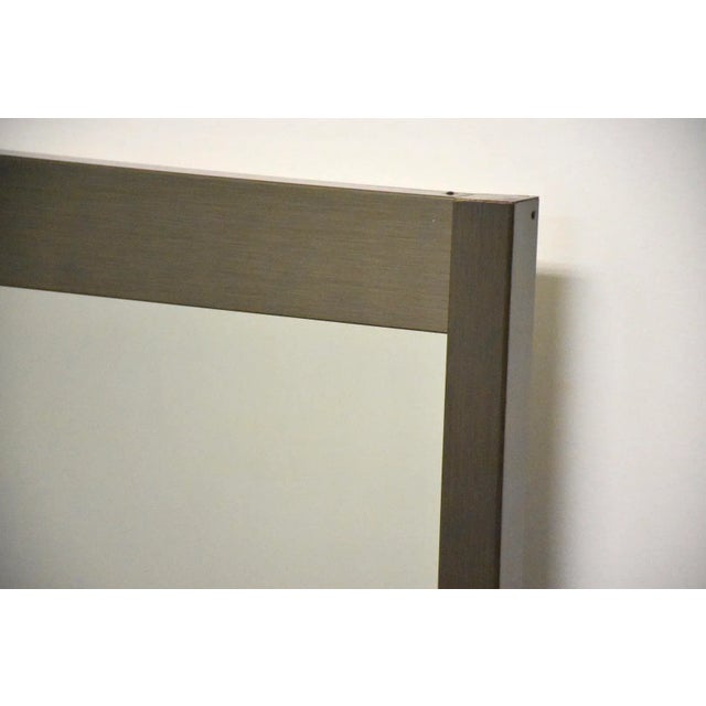 Modern 1980s Ello Gunmetal Mirror For Sale - Image 3 of 5