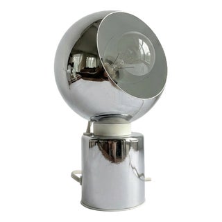 Magnetic Globe Table Lamp in Chrome by Goffredo Reggiani, Italy, 1970s For Sale