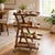 Not Yet Made - Made To Order Four-Tier Walnut Bar Cart With Removable Trays, Modern Wood Serving Trolley With Wheels and Locking Casters For Sale - Image 5 of 11