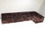 Vintage cor trio sofa in new dark chocolate brown velvet. The velvet can be brushed to give it a different look, with...