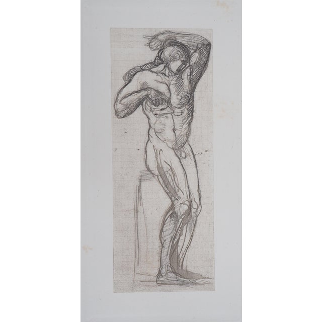 After Auguste Rodin, Naked Man, Engraving For Sale - Image 7 of 7