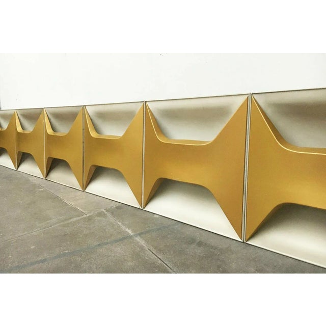 Metal Mid-Century Space Age German Model A247 Oyster Wall Lamps by Dieter Witte for Staff, 1960s, Set of 2 For Sale - Image 7 of 18