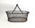 Farmhouse Vintage French Wire Gathering Basket W/ Wooden Grip For Sale - Image 3 of 9