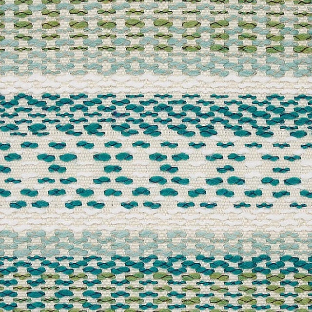 Rustic Sample - Schumacher Fremont Indoor/Outdoor Fabric in Green For Sale - Image 3 of 4
