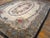 Amazing Ivory Ground Color Wiht Flower Details in the Center in a Medallion/Crest Design American Hooked Rug For Sale - Image 4 of 5