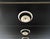 Balck & Silver 5 Drawers Art Deco Tall Chest Dresser MINT