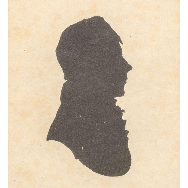 Puffy Sleeve Artist, Etc. Silhouettes, 19th Century, 2 For Sale - Image 9 of 10