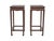 Chinese Pair of Asian Square Top Accent Tables or Side Tables For Sale - Image 3 of 6