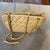 Metal 1980s Vintage Chanel Beige Lambskin Leather and Brass Shoulder Bag For Sale - Image 7 of 18