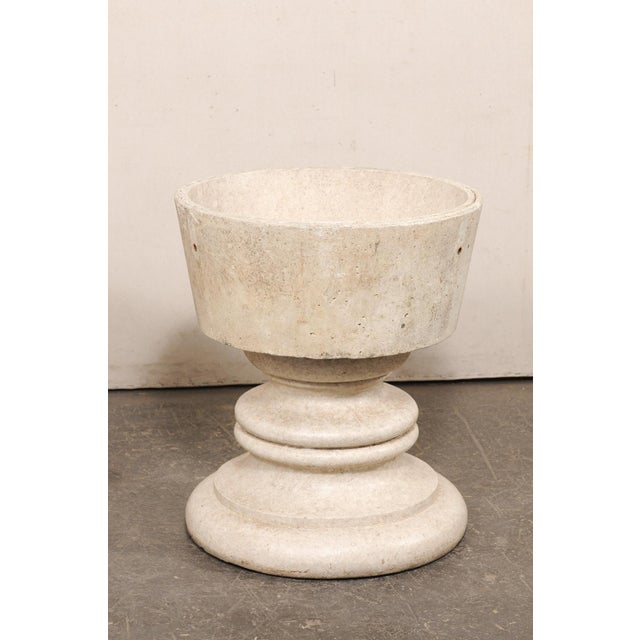 Mid 20th Century Pair of Large Pedestal Garden Planters For Sale - Image 9 of 13