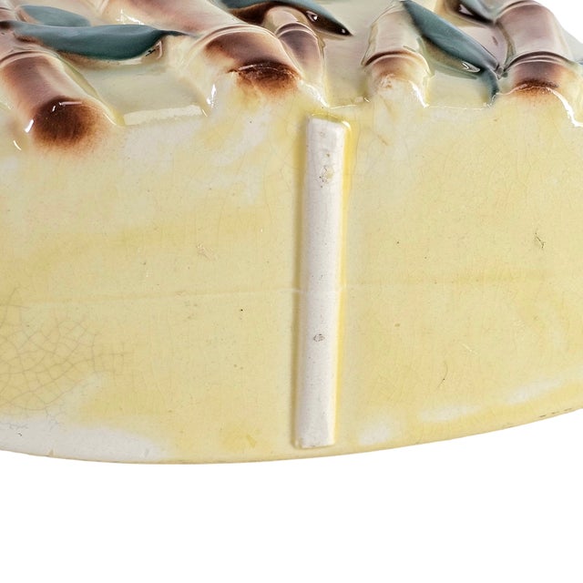 Royal Cropley Bamboo Ceramic Figurine/Planters Pair 7.25" For Sale - Image 10 of 12