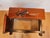 Vintage Korean duiju rice storage chest with beautiful figured wood, dark contrasting frame and traditional-style iron...