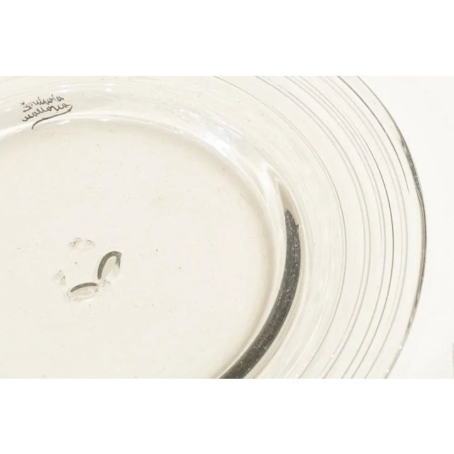 Craft Blown Glass Dish, Spain For Sale - Image 4 of 6