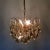 Chandelier in Murano Glass and Brass attributed to Christoph Palme, Germany, 1970s For Sale - Image 4 of 11