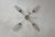 1960s Ceiling Light with Textured Glass Shades and Crystal Prisms, 1960s For Sale - Image 5 of 15