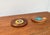 Mid-Century Wooden and Ceramic Plates, 1960s, Set of 2, in Very Good conditions. Designed 1960 to 1969