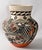 We offer a stunning Earthenware clay fired pottery vase in hues of brown and white in the style of Nemadji. Each piece is...