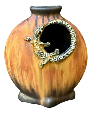 Art Nouveau Ceramic Stoneware Vase attributed to Gilbert Méténier, 1920s