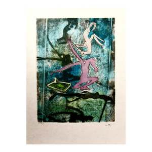 Roberto Matta "Centre Noeuds" Planche #4 1974 Original Print