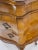 Mid 20th Century Italian Parquet Burl Wood Bombe Style Compact Entry Chest of Drawers Dresser For Sale - Image 5 of 13