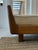 Off-white 1960s Attributed to Guillerme & Chambron Daybed, Oak and Upholstery For Sale - Image 8 of 17