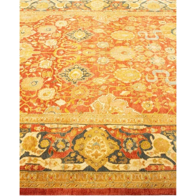 Solo Rugs Mogul, One-of-a-Kind Handmade Area Rug in Orange, 5' 10" x 9' 1" For Sale - Image 4 of 8