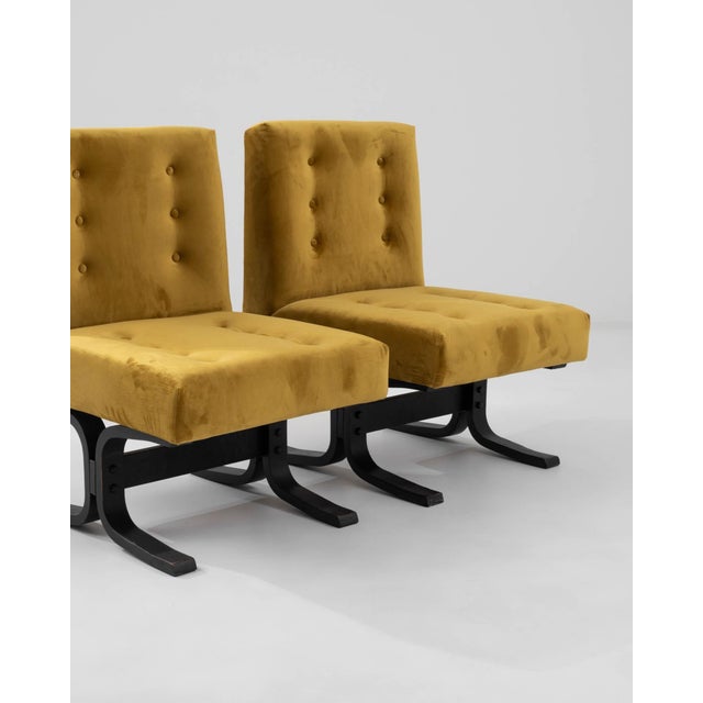 Brown 1960 Czechia Upholstered Chairs by Ludvik Volak - A Pair For Sale - Image 8 of 18