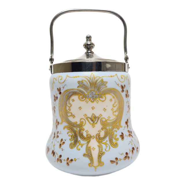 Art Nouveau Danish Biscuit Box, 1890s For Sale