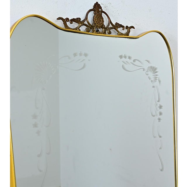 White French Mid Century Mirror and Console Set For Sale - Image 8 of 17