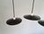 Industrial Black and White Enamelled Sheet Metal Pendant Lights, 1940s, Set of 4 For Sale - Image 10 of 14