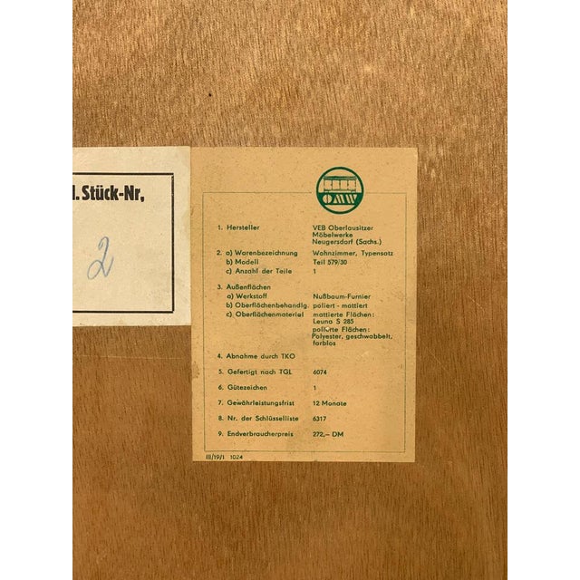 Vintage German Sideboard in Walnut For Sale - Image 12 of 13