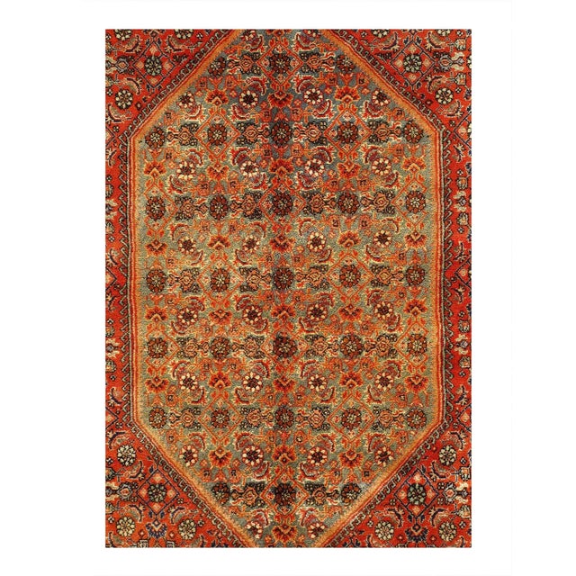 Vintage Persian Bidjar Rug, Origin: Persia – This carpet from the famed village of Bidjar showcases a superlative...