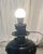 Antique Meiji Patinated Bronze Oil Lamp Converted to Electric For Sale - Image 9 of 12