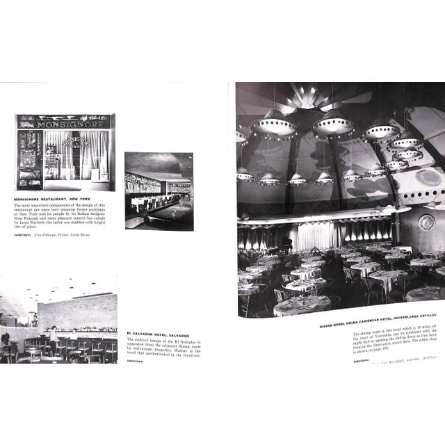 White "Interiors Book of Restaurants" 1960 Atkin, William Wilson & Adler, Joan For Sale - Image 8 of 15