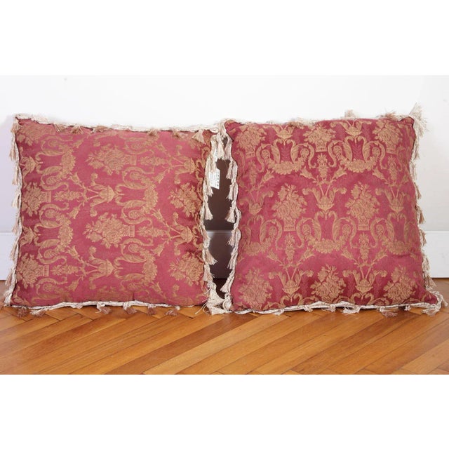 1990s Vintage Cushions, Set of 2 For Sale - Image 5 of 11