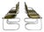 Vintage Chrome Wire Chairs by Gastone Rinaldi for Rima, 1960s, Set of 4 For Sale