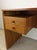 Brown Danish Modern Teak Writing Desk With Two Drawers For Sale - Image 8 of 12