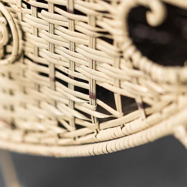 Glass Vintage Wrought Iron Dressing Table, 1950s For Sale - Image 7 of 16