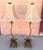 Chinoiserie Hollywood Regency Gold Palm Tree Table Lamps - A Pair For Sale - Image 3 of 12