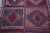 1970s Tribal Burgundy Geometric Oushak Cecim Rug For Sale - Image 10 of 13