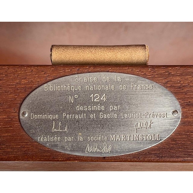 BNF Chair by Gaëlle Lauriot Prévost and Dominique Perrault, 1995 For Sale - Image 6 of 9