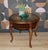 Chippendale Round Side Table with Shelf Wicker and Glass by Ilse Möbel, 1960s For Sale - Image 9 of 15