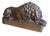 Antique Swiss Black Forest Carved Wood The Lion of Lucerne Memorial Monument to the Resolution of the Conflict of C.1792